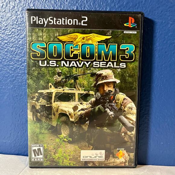 SOCOM 3: U.S. Navy Seals (Sony PlayStation 2, 2005) PS2 Complete - Picture 1 of 6